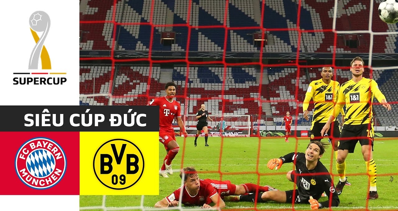 Highlights Bayern Munich 3-2 Dortmund | Siêu Cúp Đức 2020